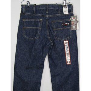 Cinch Work Jeans WRX FR White Label Relaxed Dark Wash WP78834002 Size 32 x 30